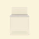 Module plancha Pilotis avec plan de travail en céramique blanc.
::visuel:creme